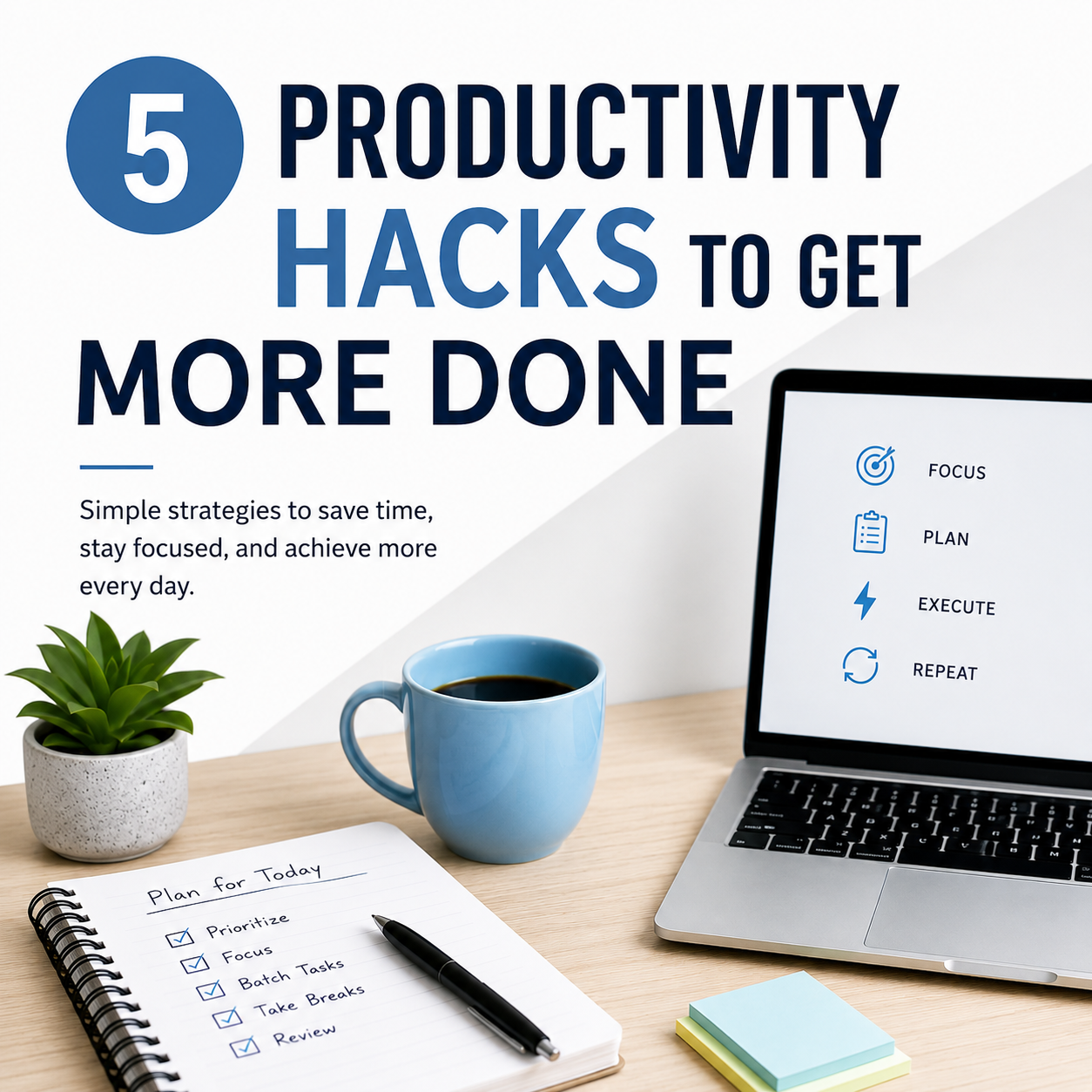 5 Productivity Hacks to Get More Done