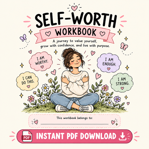 SELF-WORTH WORKBOOK INSTANT PDF DOWNLOAD
